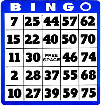 free space bingo clipart